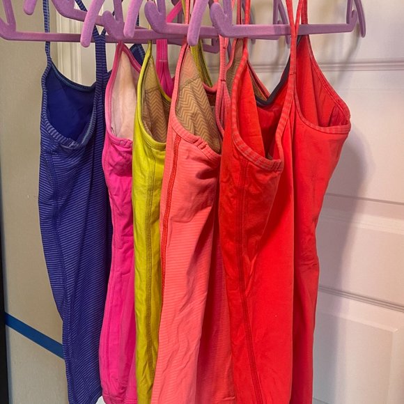 Lululemon Power Y Tanks - BUNDLE, set of 5 (size 4) - Picture 2 of 12